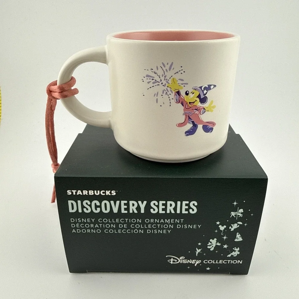 Starbucks x Disney Disneyland 2oz Espresso Mug Ornament Discovery Series & Bag E